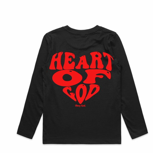 Heart of God Kids Long Sleeve Tee