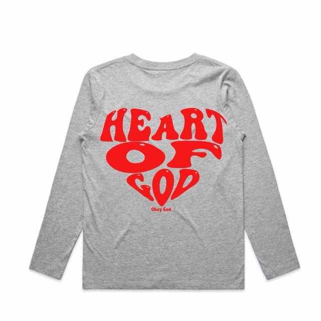 Heart of God Kids Long Sleeve Tee