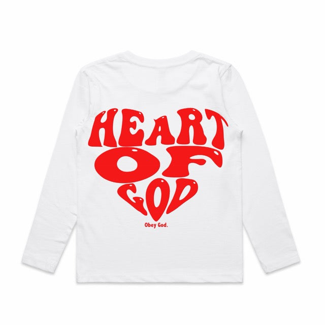 Heart of God Kids Long Sleeve Tee