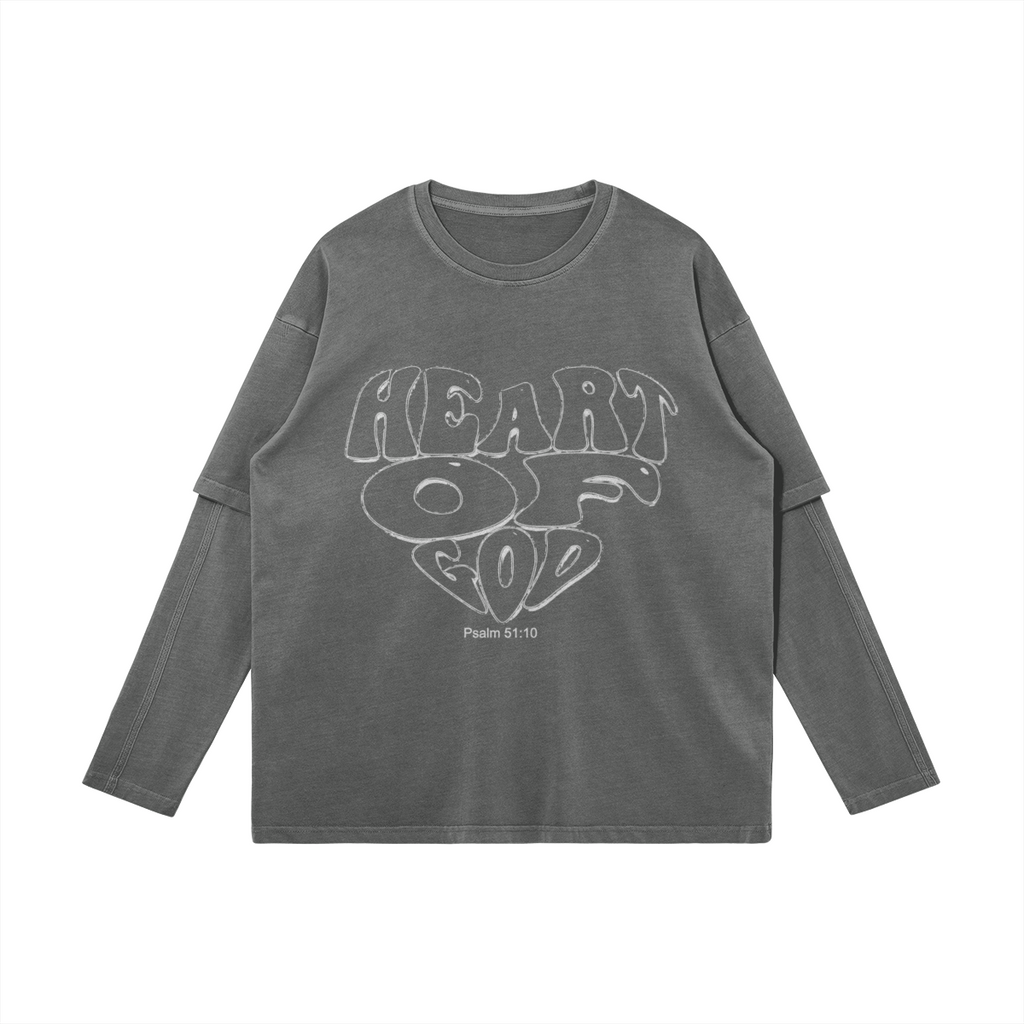 Heart Of God Faux-layered Tee