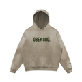 OBG Oversized Faded Green X Sand Hoodie