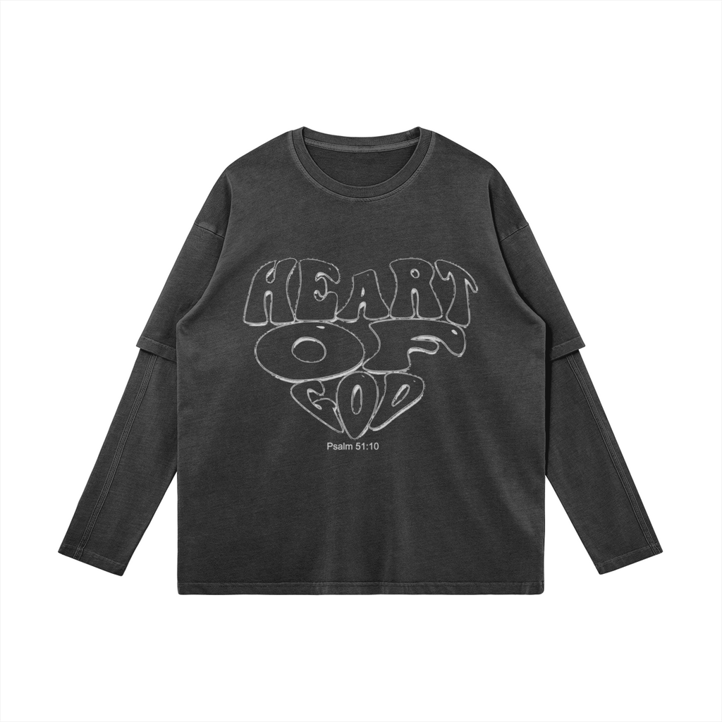 Heart Of God Faux-layered Tee