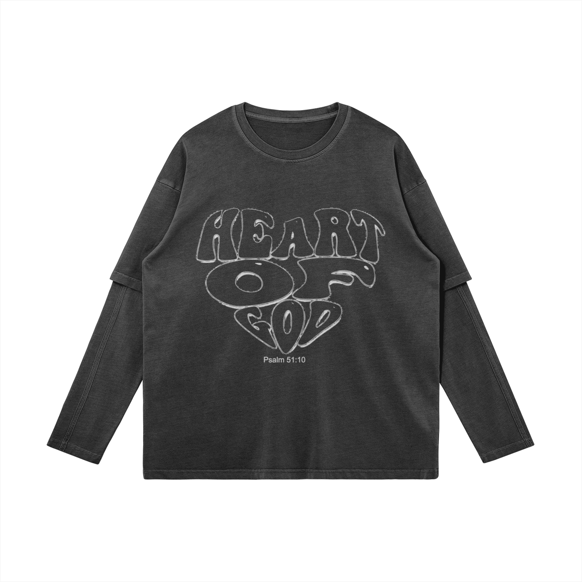 Heart Of God Faux-layered Tee