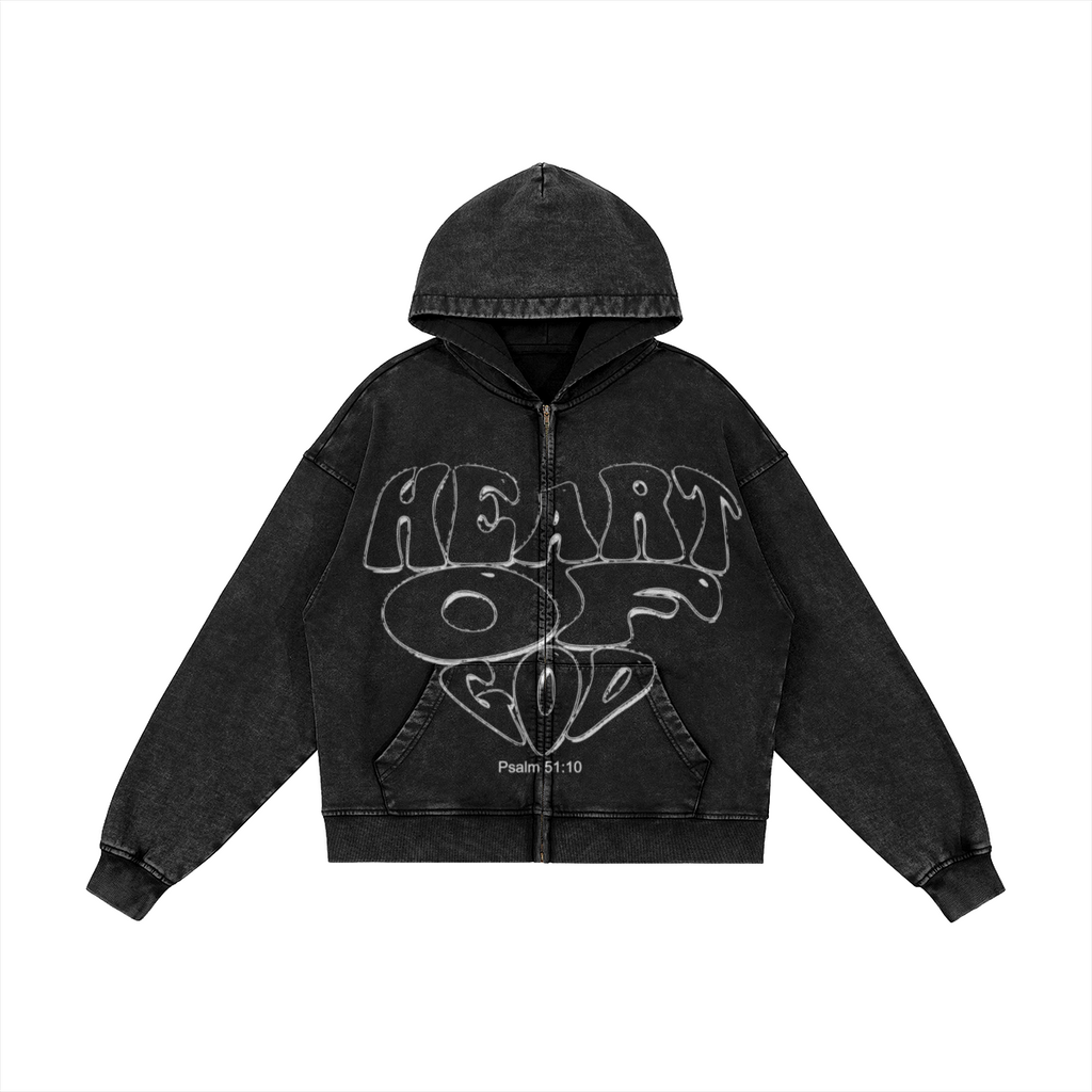 Heart Of God Zipped Hoodie