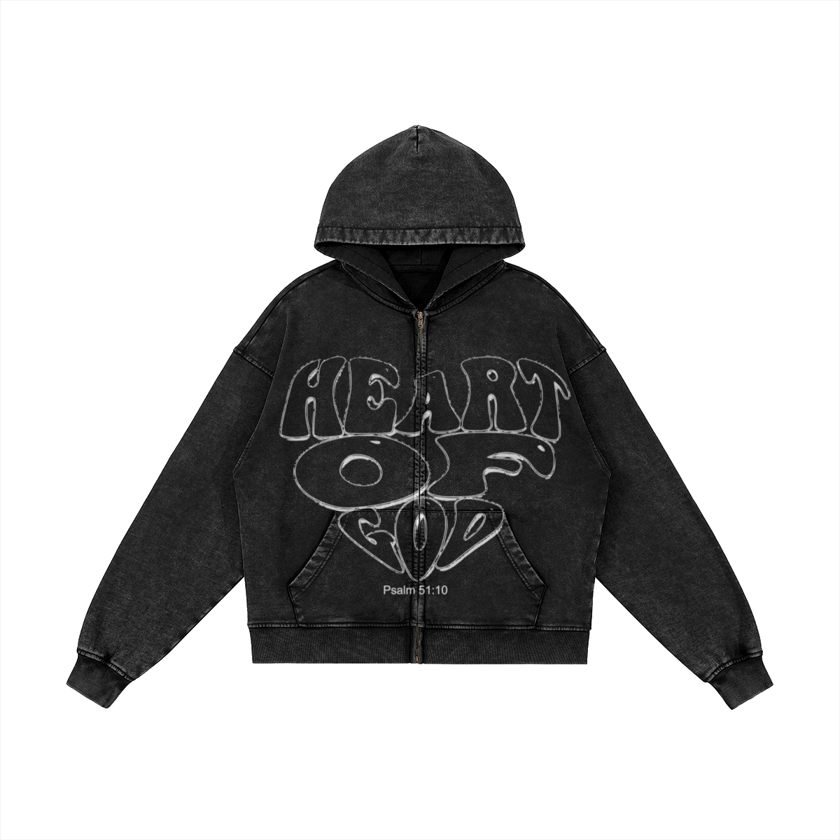 Heart Of God Zipped Hoodie