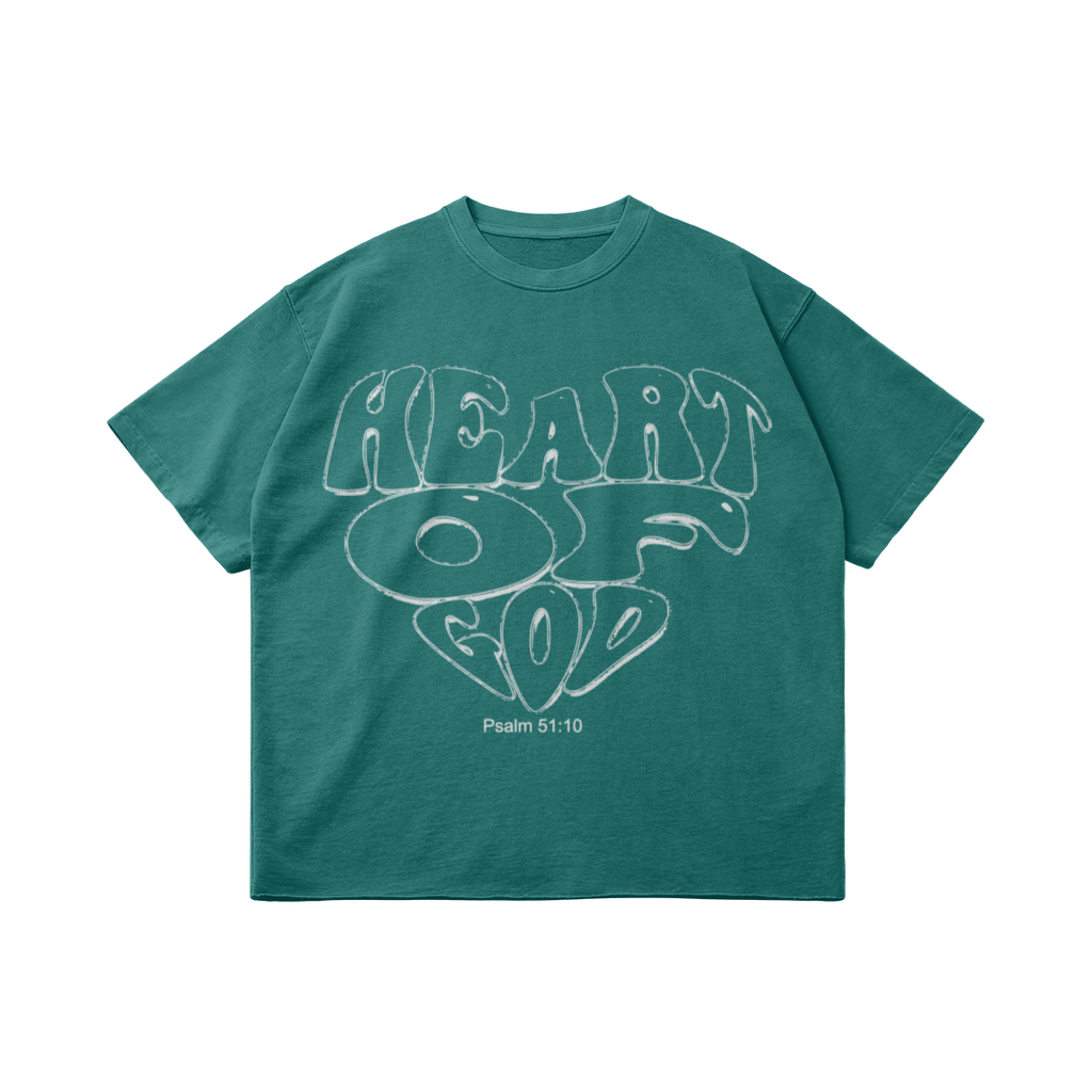 Heart of God Faded Print Tee