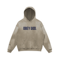 OBG Oversized Faded Blue x Sand Hoodie