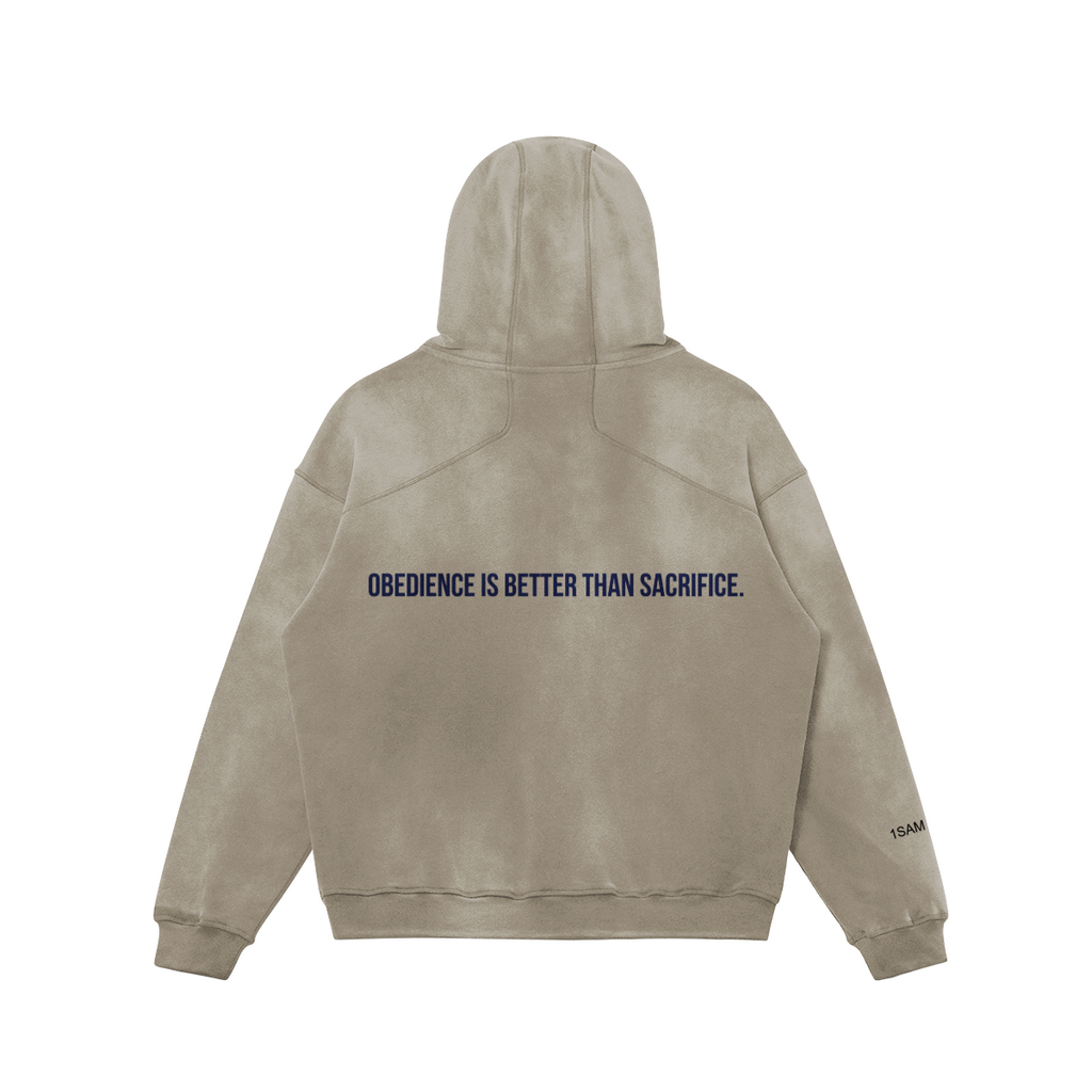 OBG Oversized Faded Blue x Sand Hoodie