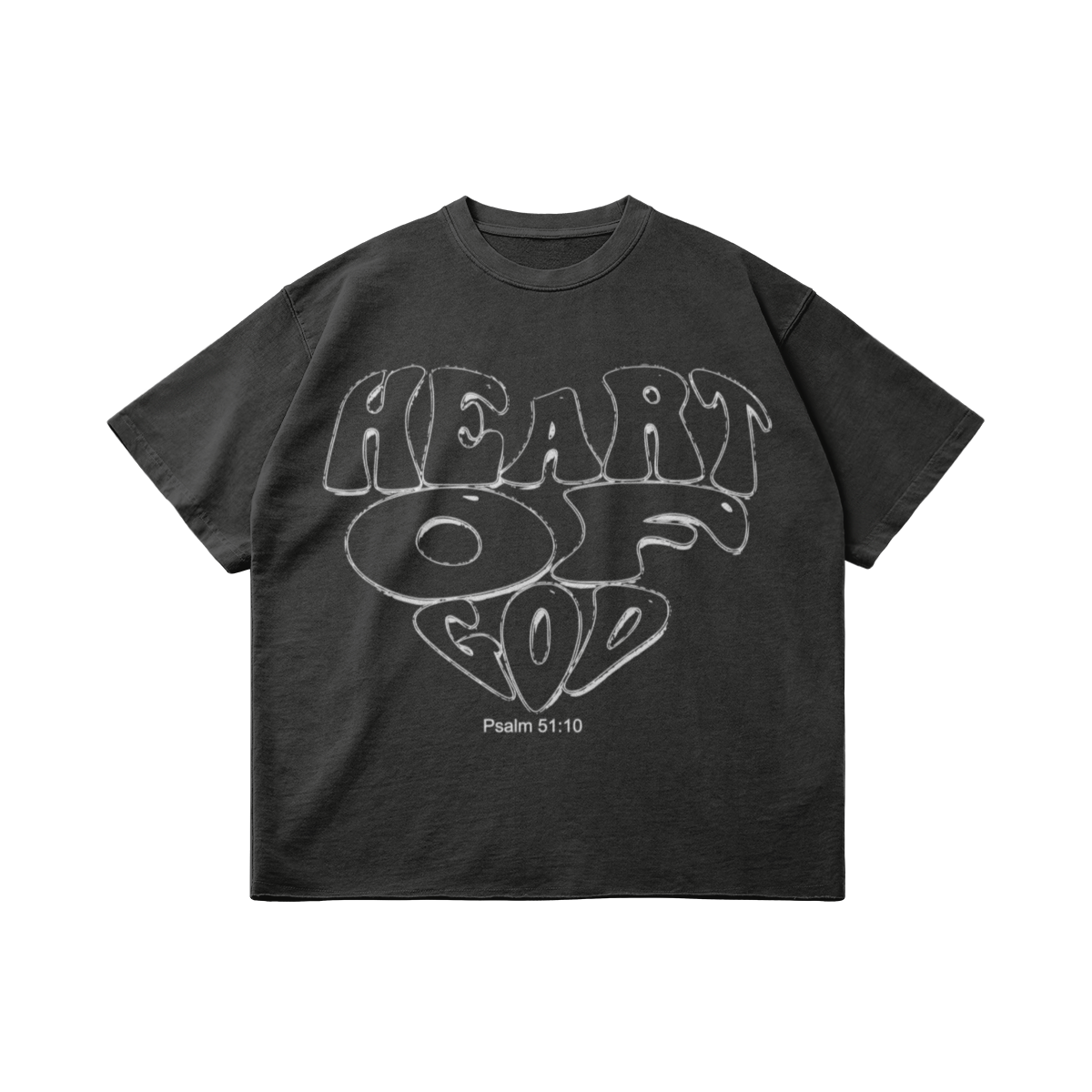 Heart of God Faded Print Tee