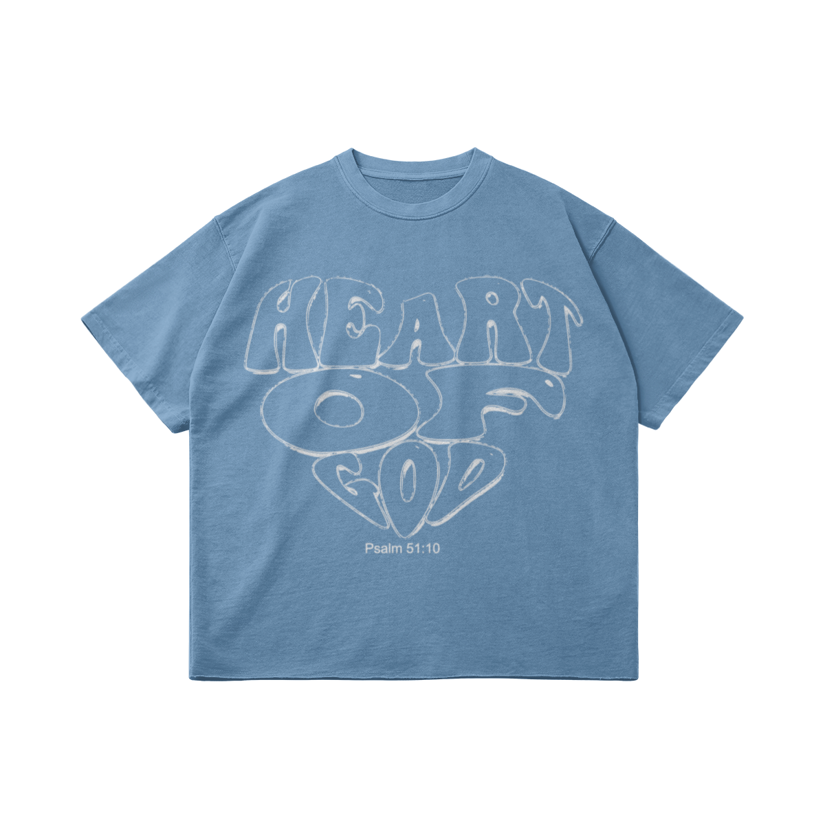 Heart of God Faded Print Tee