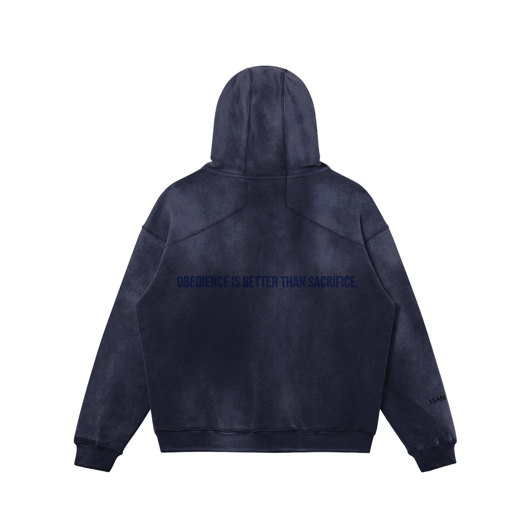 OBG Oversized Faded Blue x Sand Hoodie